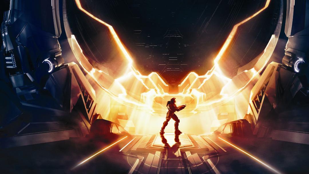 مواجهه‌ی مسترچیف (Master Chief) با تشعشعات انرژی در بازی Halo Infinite