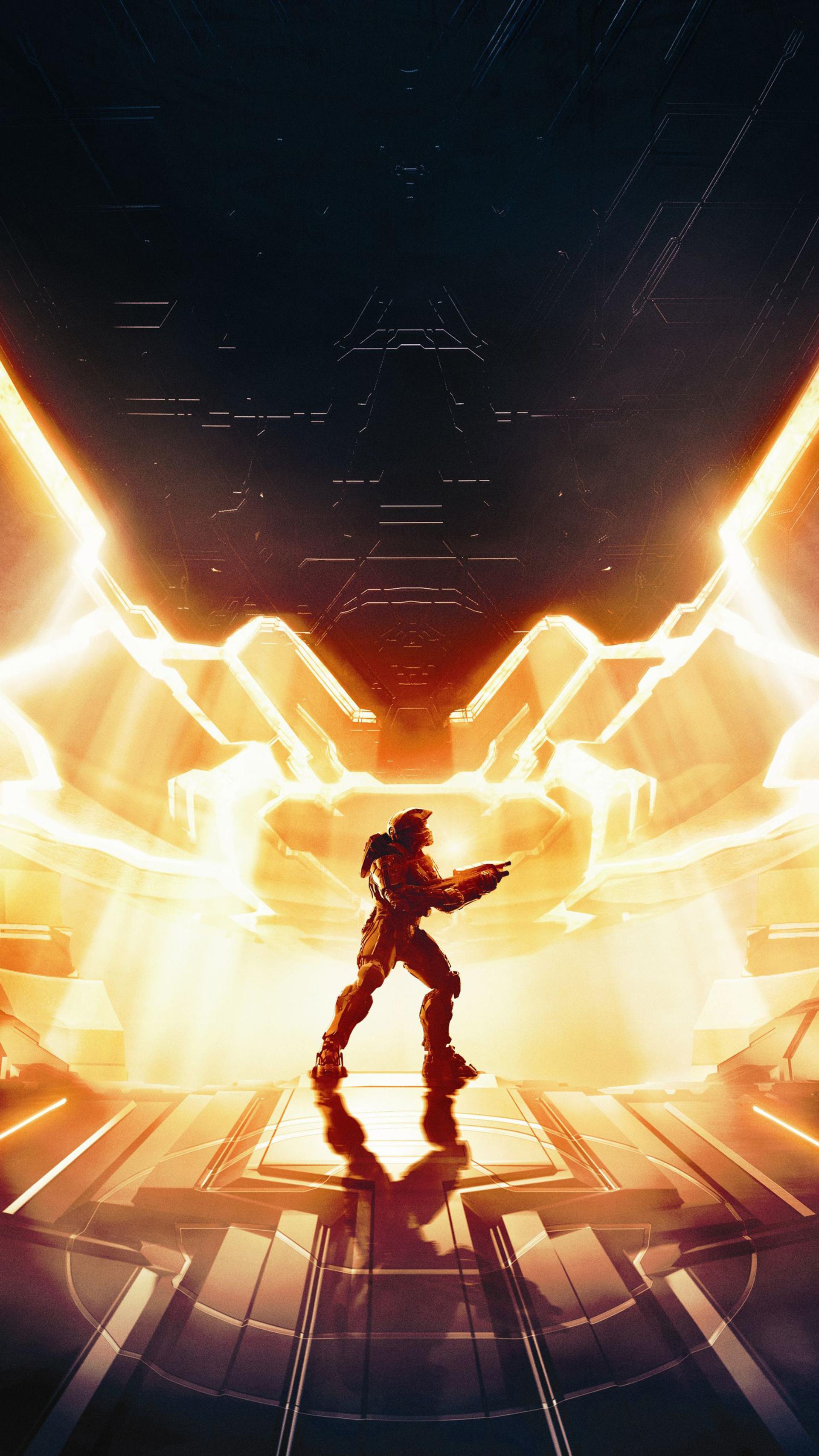 مواجهه‌ی مسترچیف (Master Chief) با تشعشعات انرژی در بازی Halo Infinite