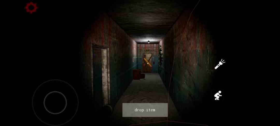 راهروی تاریک و متروک در محیط بازی موبایل Escape Alive