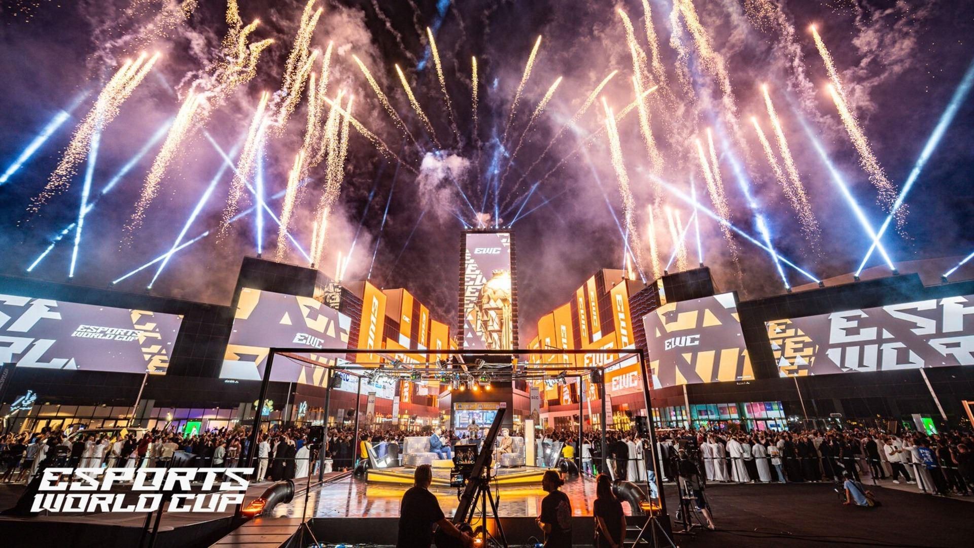 آتش بازی در مسابقات Esports World Cup