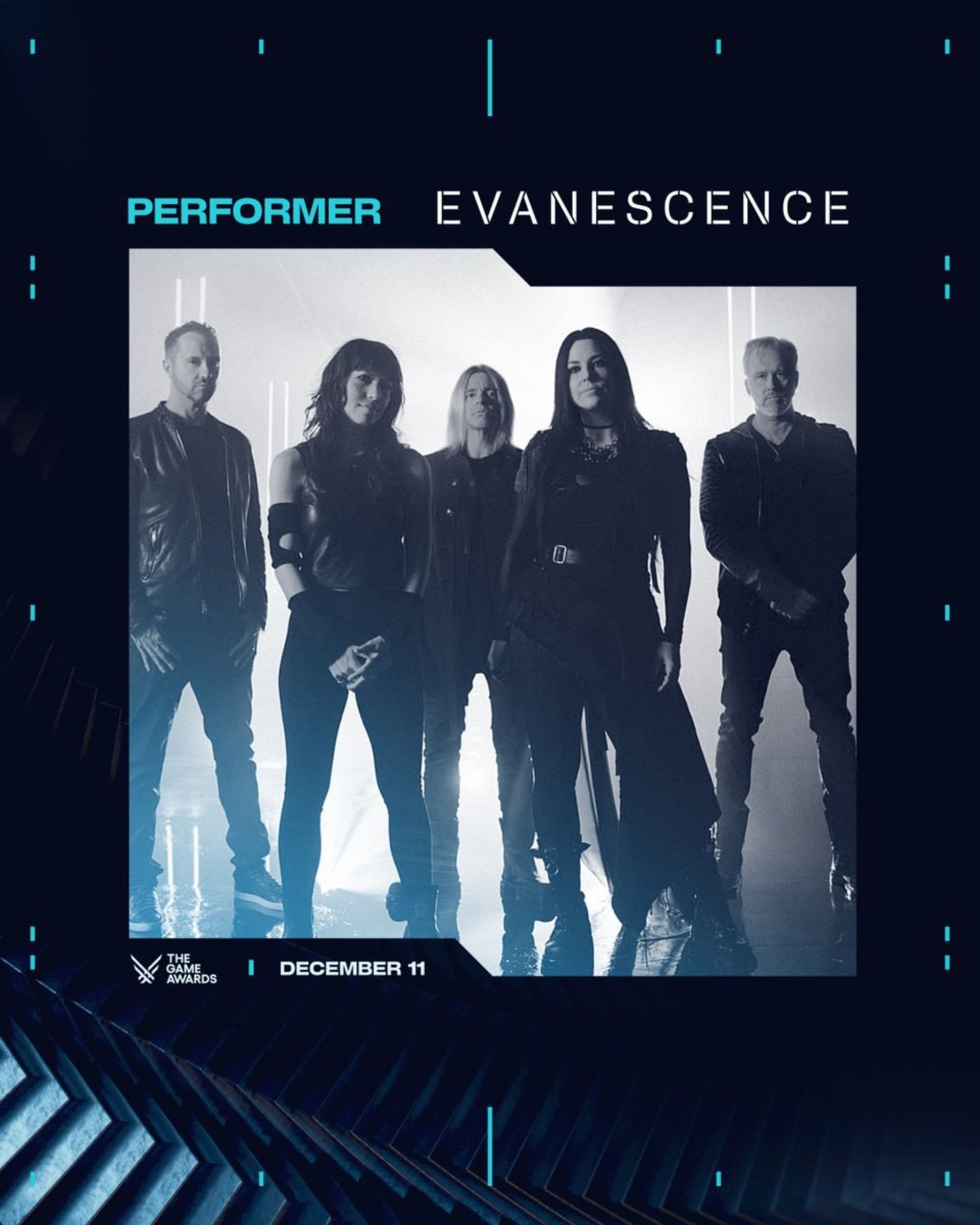 تایید حضور گروه Evanescence در گیم اواردز ۲۰۲۵
