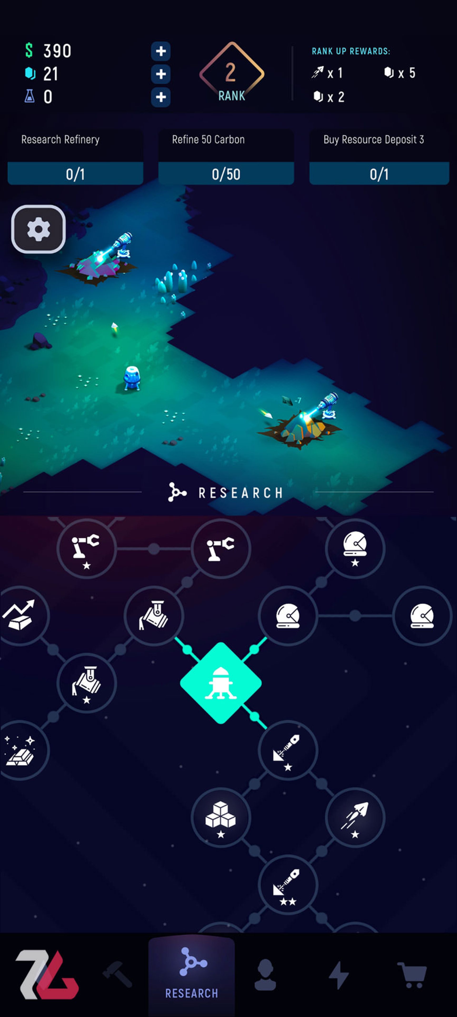 بازی موبایل ExoMiner - Idle Miner Universe