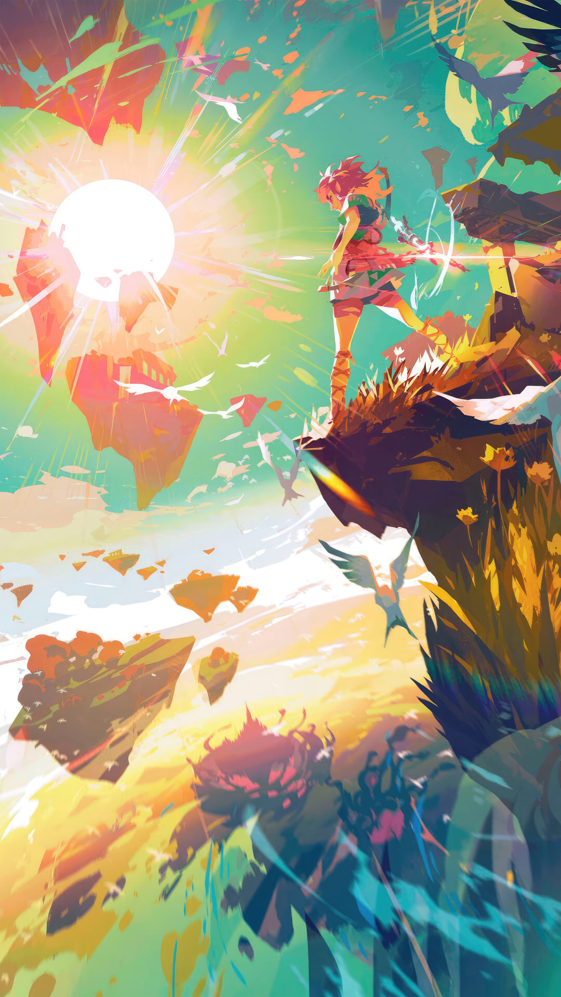 انفجار عظیم و بسیار نورانی در بازی The Legend of Zelda: Tears of the Kingdom