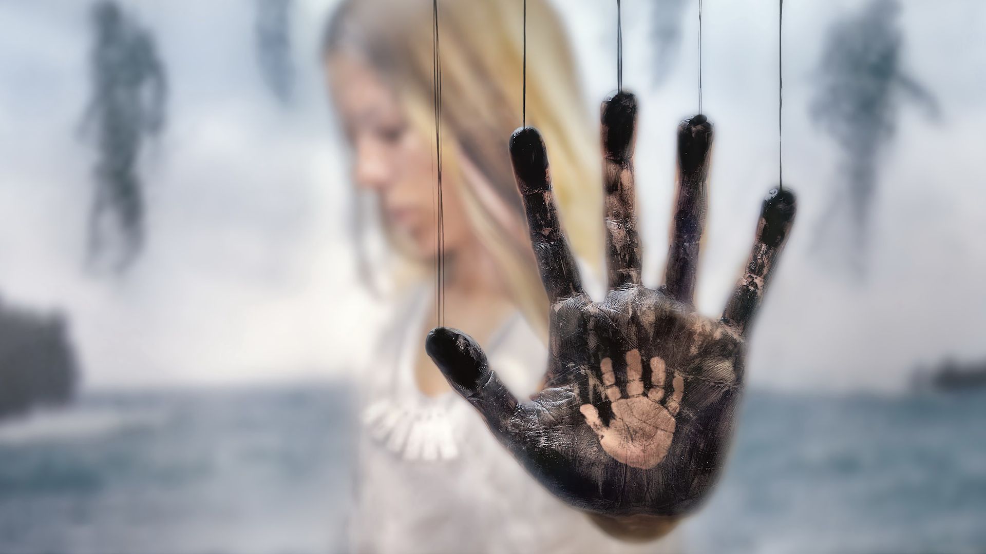 کف دست Extinction entity در بازی Death Stranding