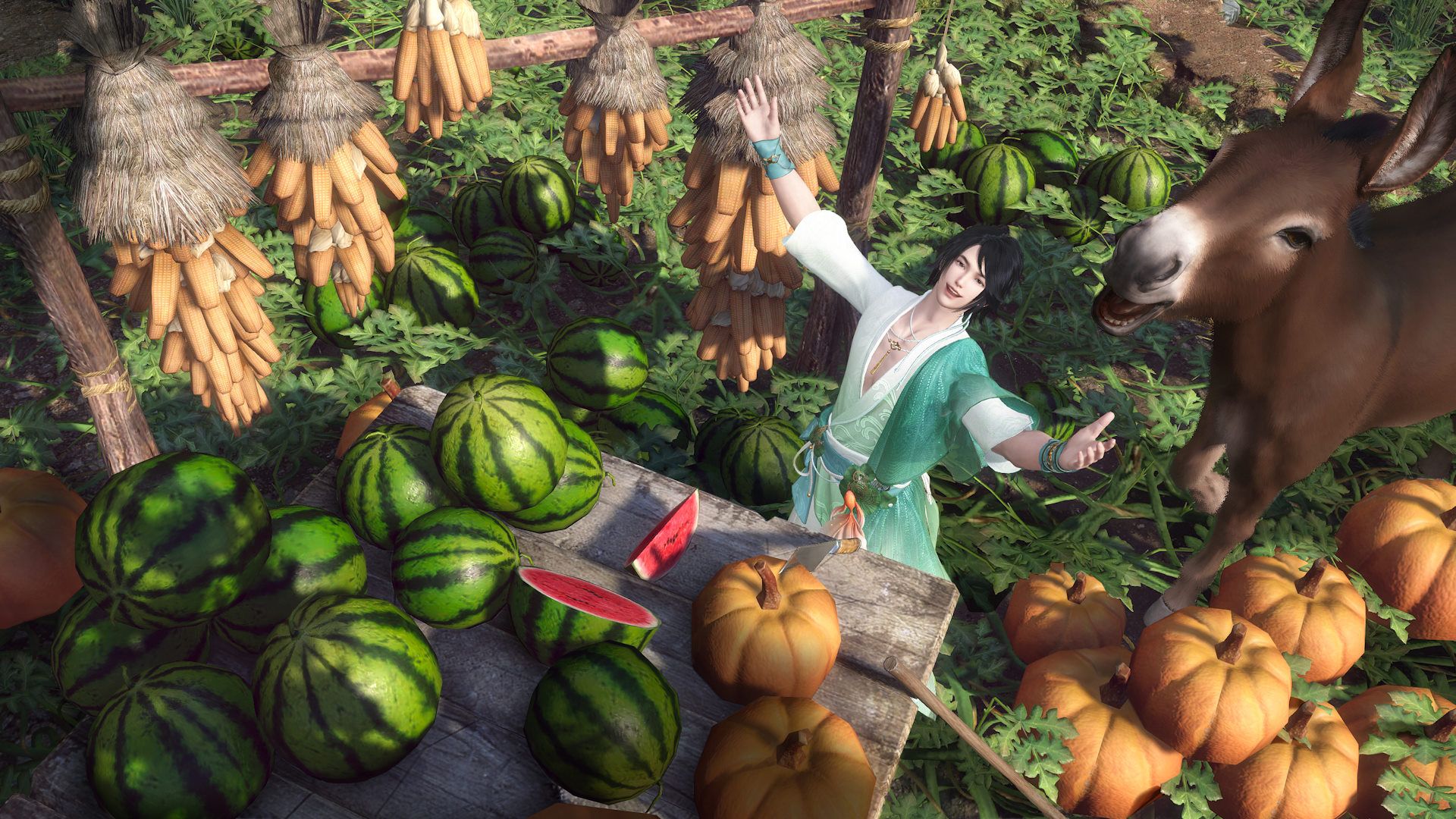 فعالیت‌های غیرمبارزه‌ای نظیر کشاورزی، ماهی‌گیری، تجارت و تعاملات اجتماعی در بازی موبایل Sword of Justice