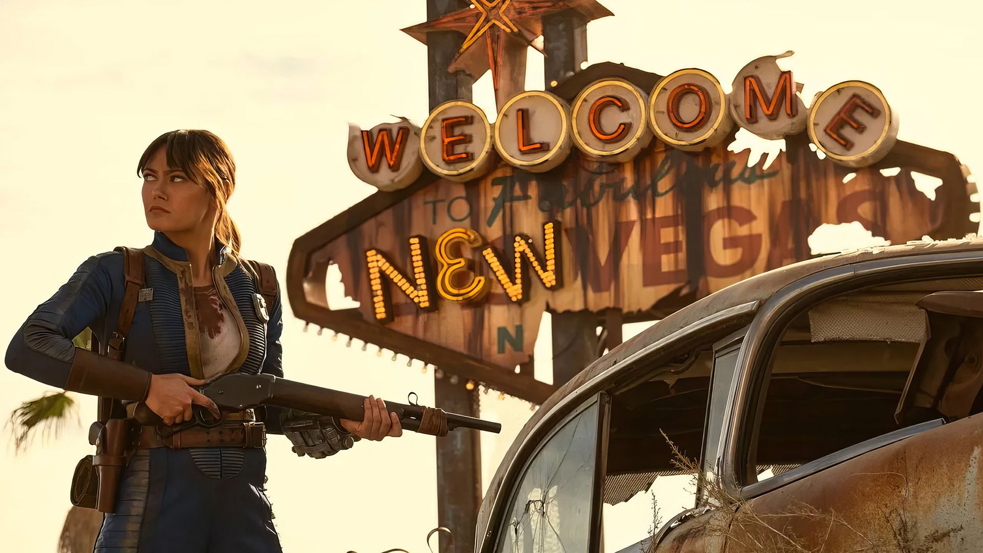 ورود لوسی به نیو وگاس در سریال فال‌اوت