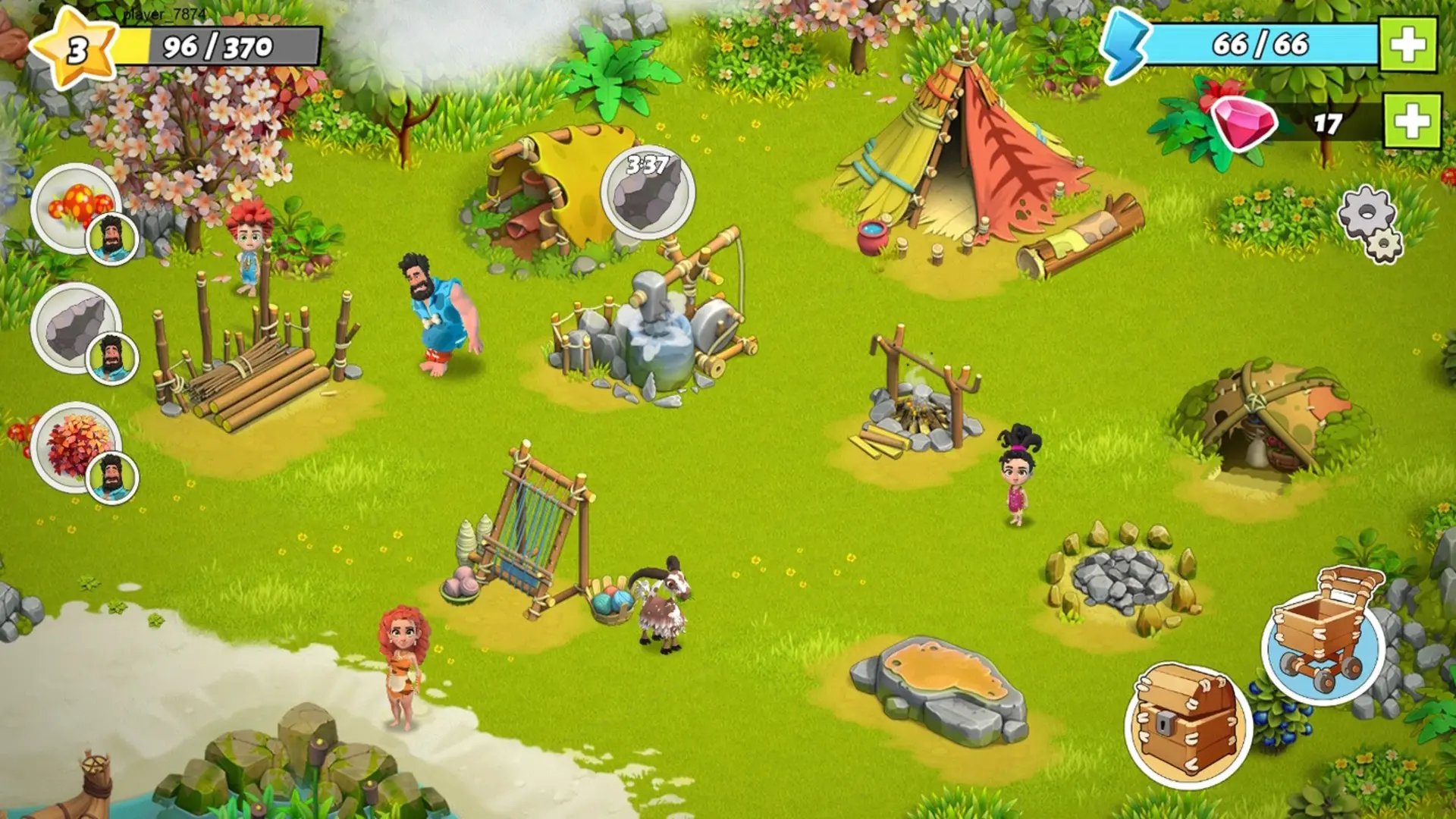 گیم‌پلی بازی موبایل Family Island — Farming game