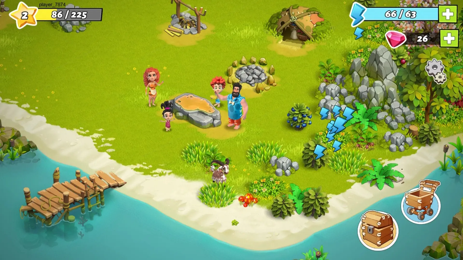 گیم‌پلی بازی موبایل Family Island — Farming game