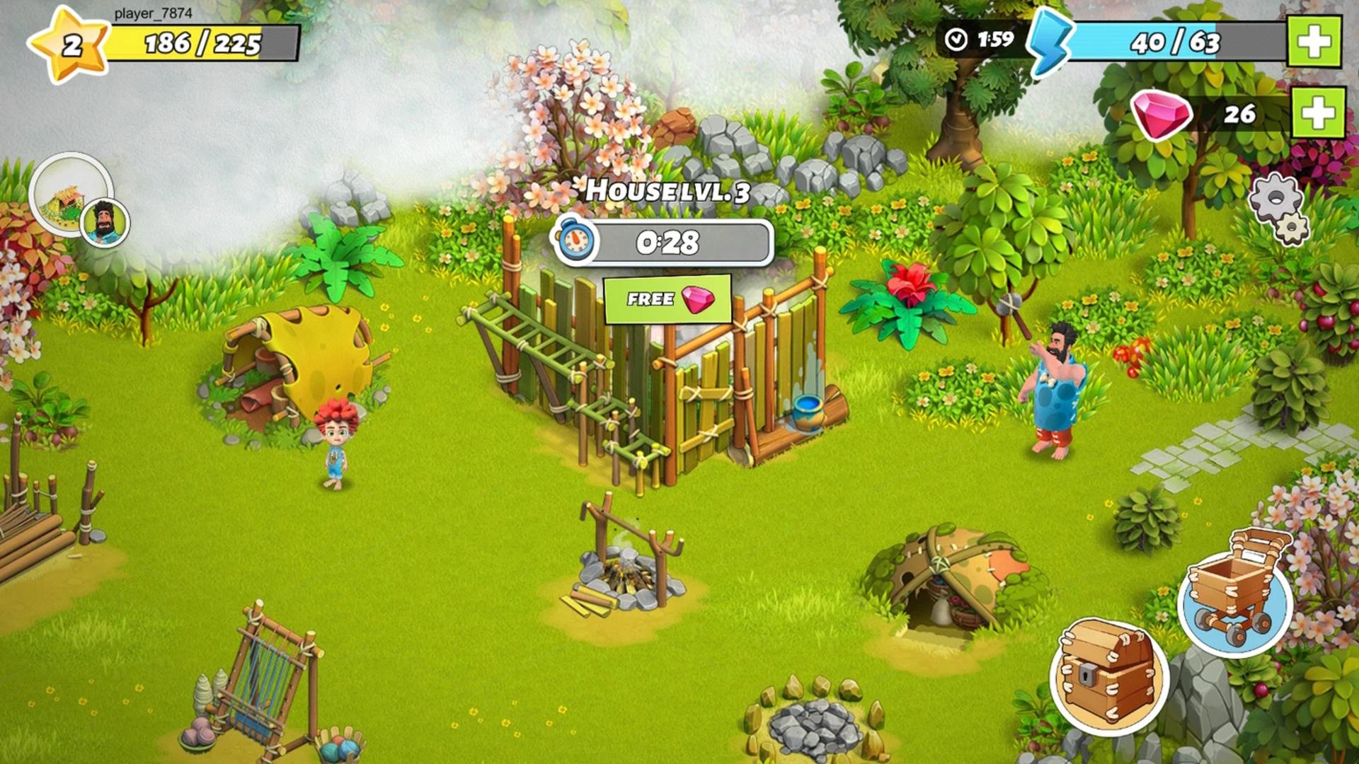 گیم‌پلی بازی موبایل Family Island — Farming game