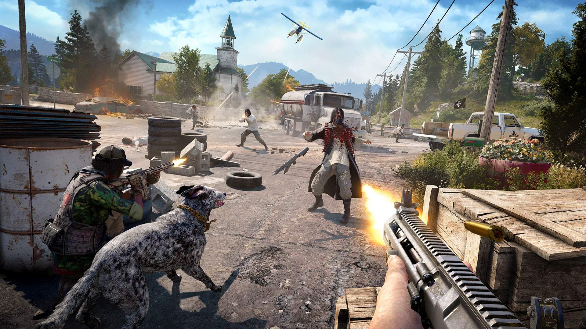 مبارزه با دشمنان در بازی Far cry 5