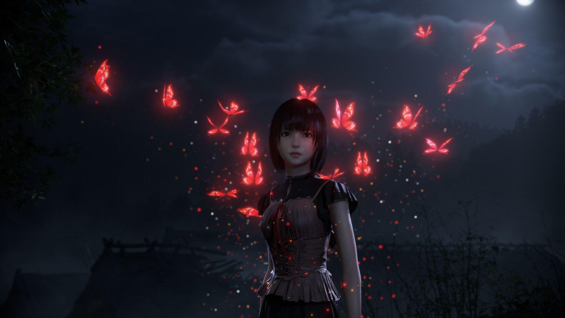 یک از دو شخصیت اصلی بازی Fatal Frame 2: Crimson Butterfly Remake