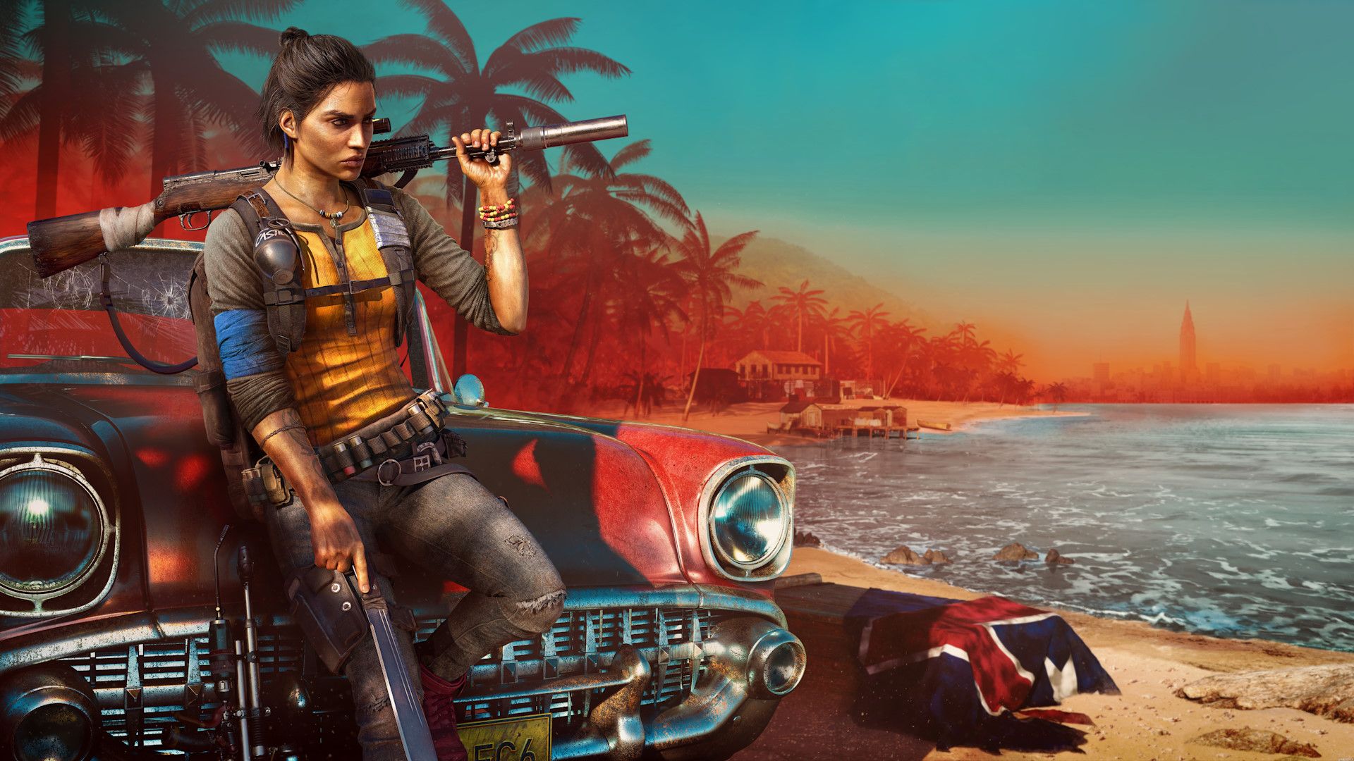 آرت‌ورک شماره یک از کاراکتر مونث دنی (Dani) در بازی Far Cry 6