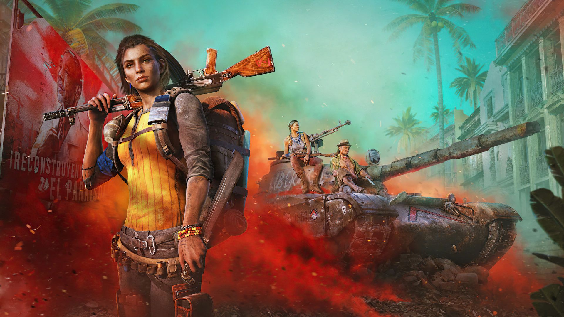 آرت‌ورک شماره دو از کاراکتر مونث دنی (Dani) در بازی Far Cry 6