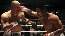 مبارزه دو بوکسور در محیط رینگ بازی Fight Night