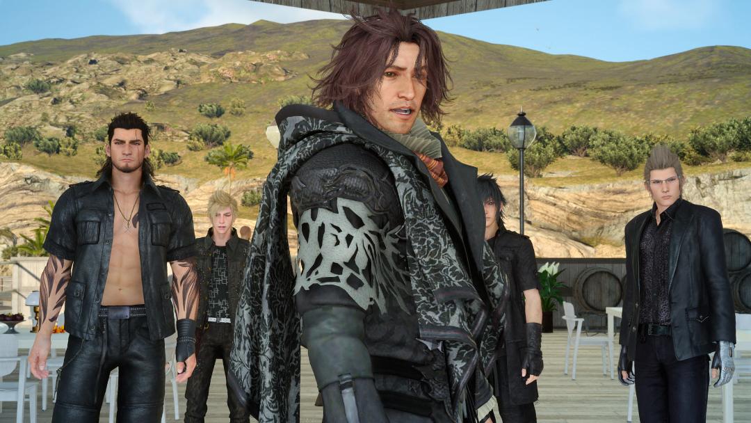 صحنه‌ گفتگو شخصیت‌ها در بازی Final Fantasy 15