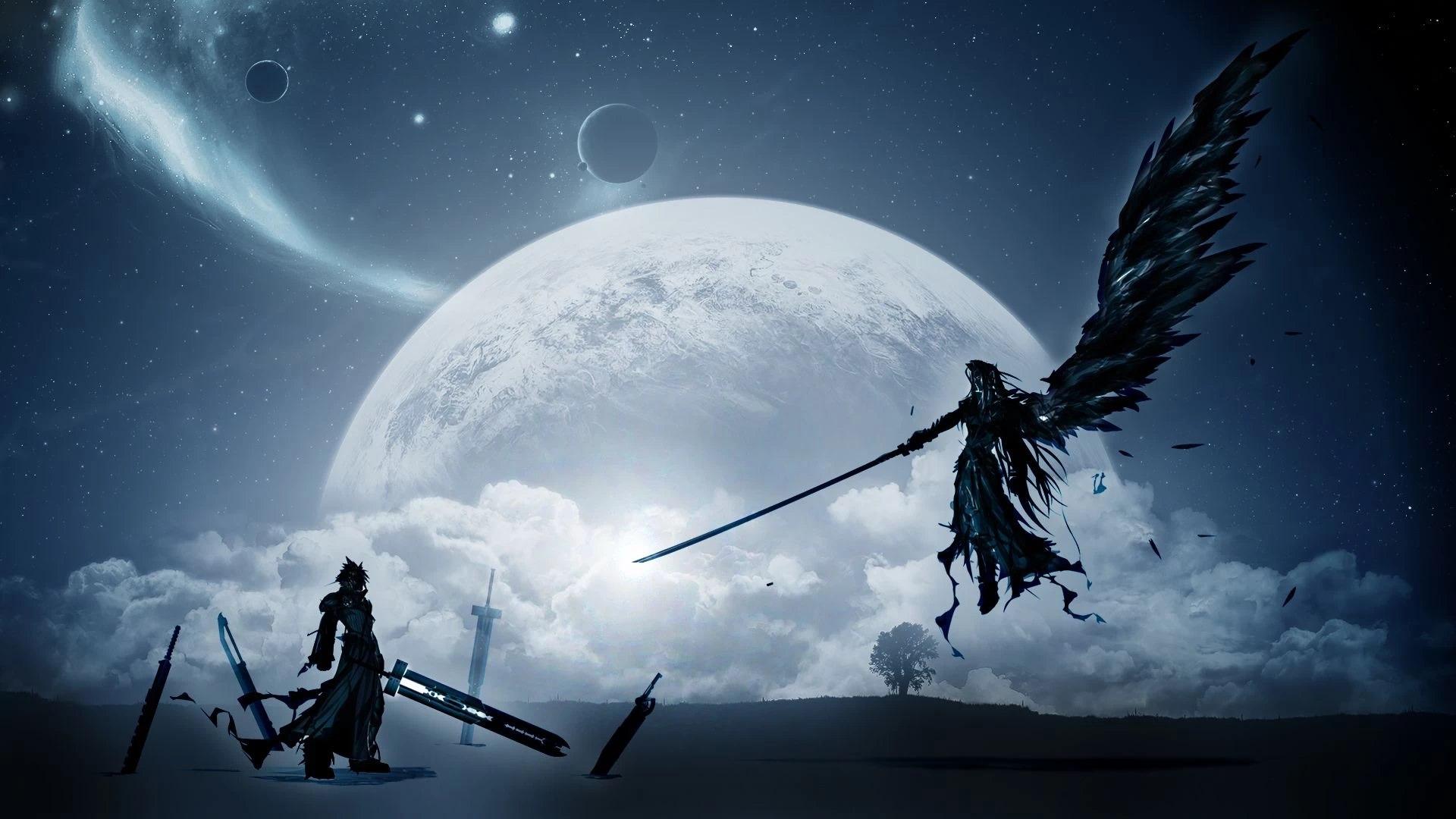 مبارزه سفیروث و کلود در بازی Final Fantasy 7