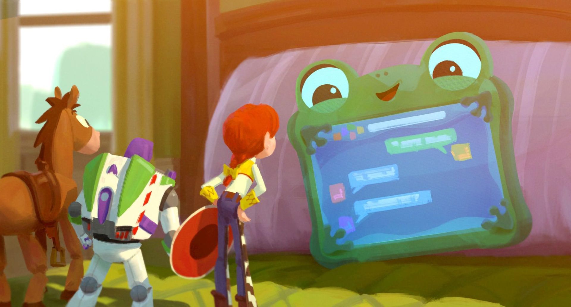 شخصیت تبلت در کانسپت آرت انیمیشن Toy Story 5