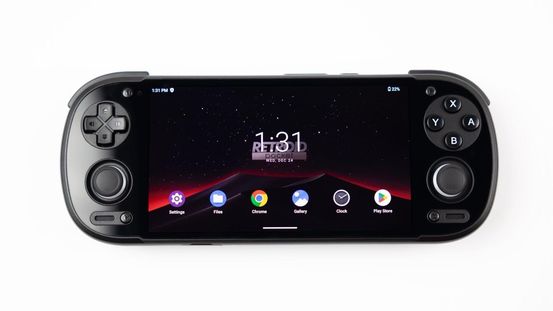 رنگ سیاه کنسول دستی Retroid Pocket 6