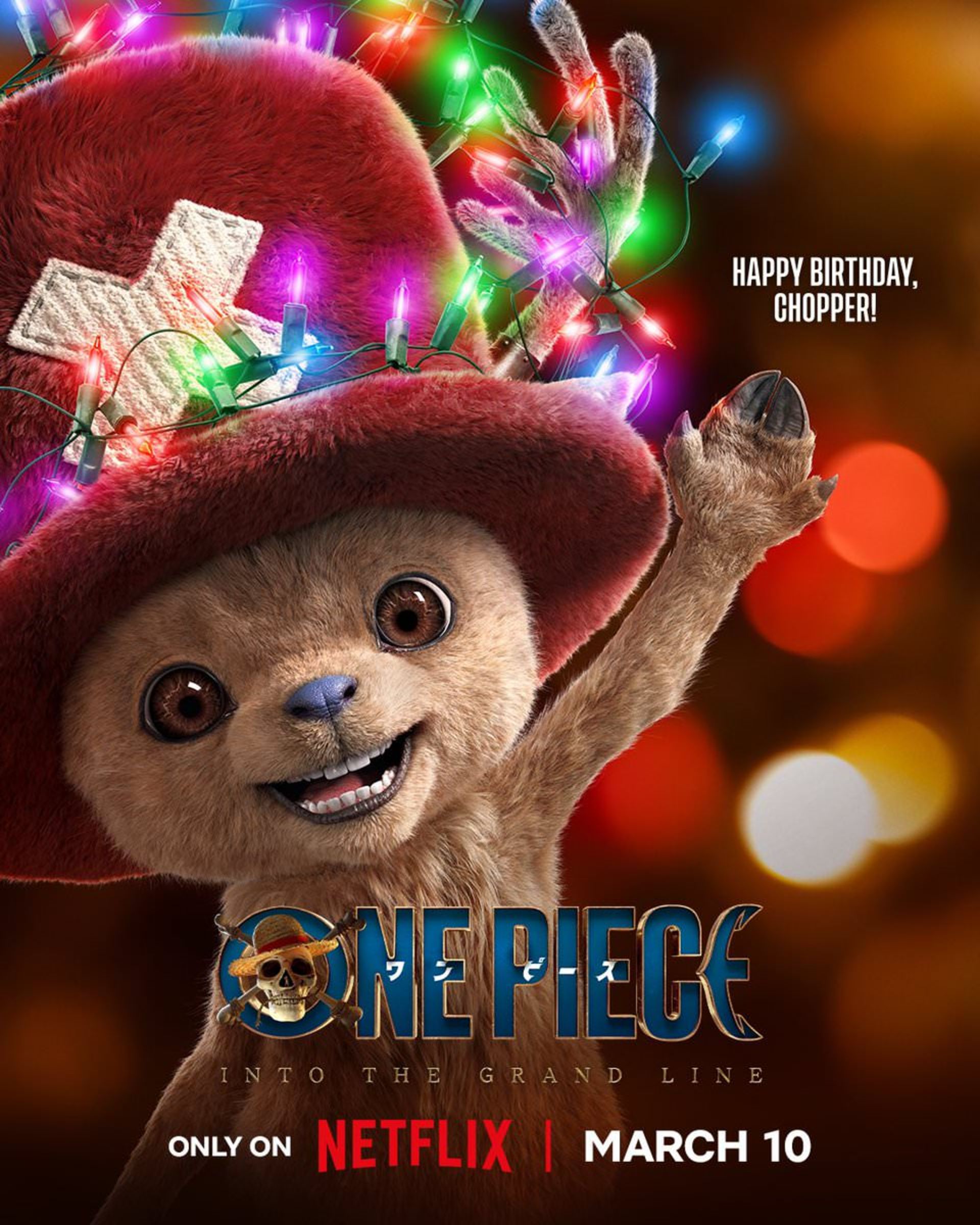 پوستر تونی تونی چوپر در فصل دوم سریال One Piece