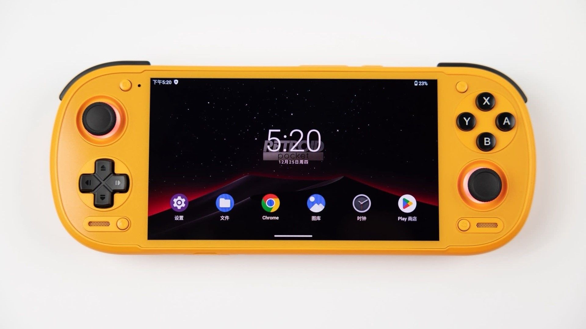 رنگ نارنجی کنسول دستی Retroid Pocket 6