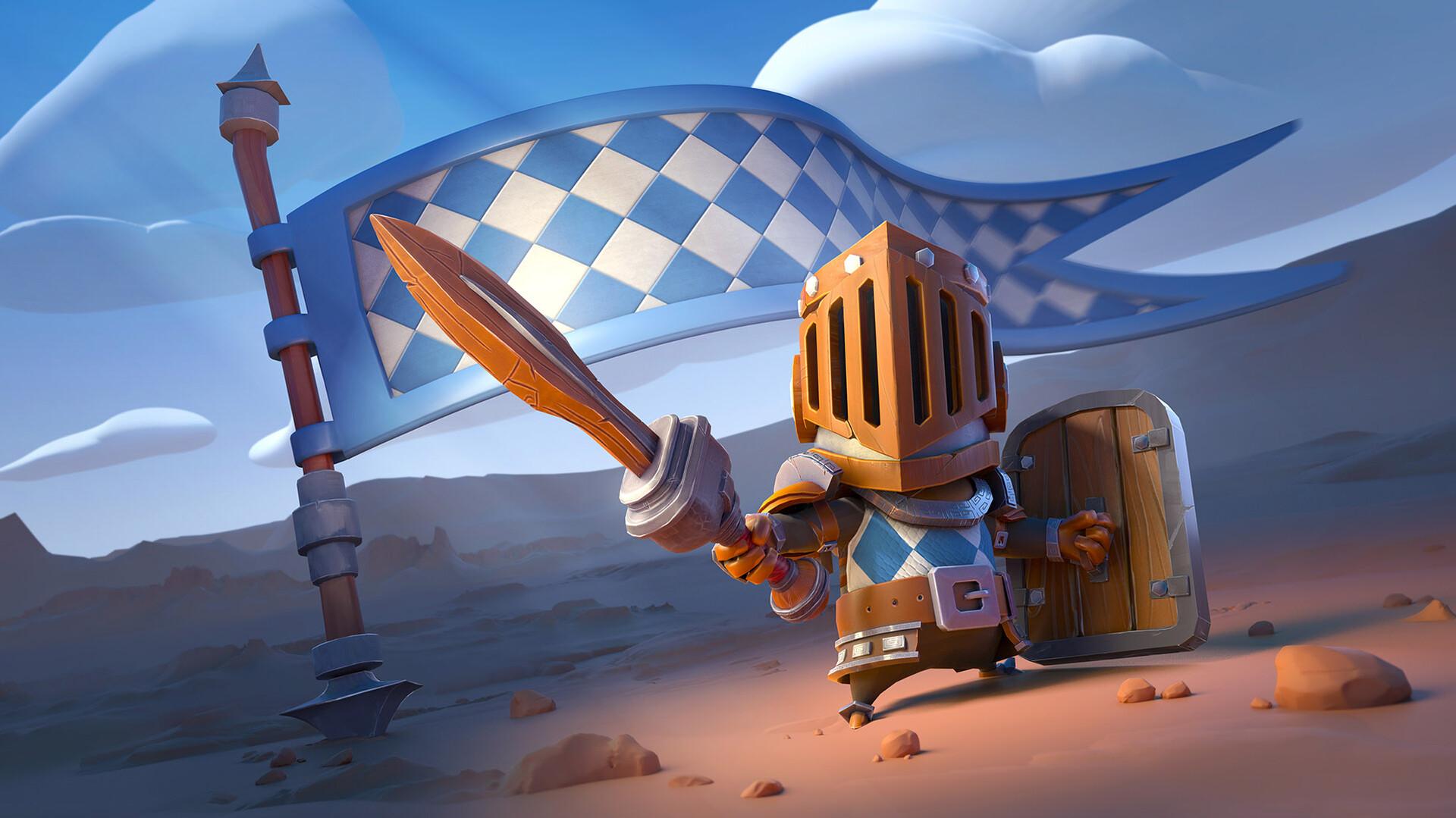 قهرمان اصلی بازی موبایل Big Helmets: Heroes of Destiny