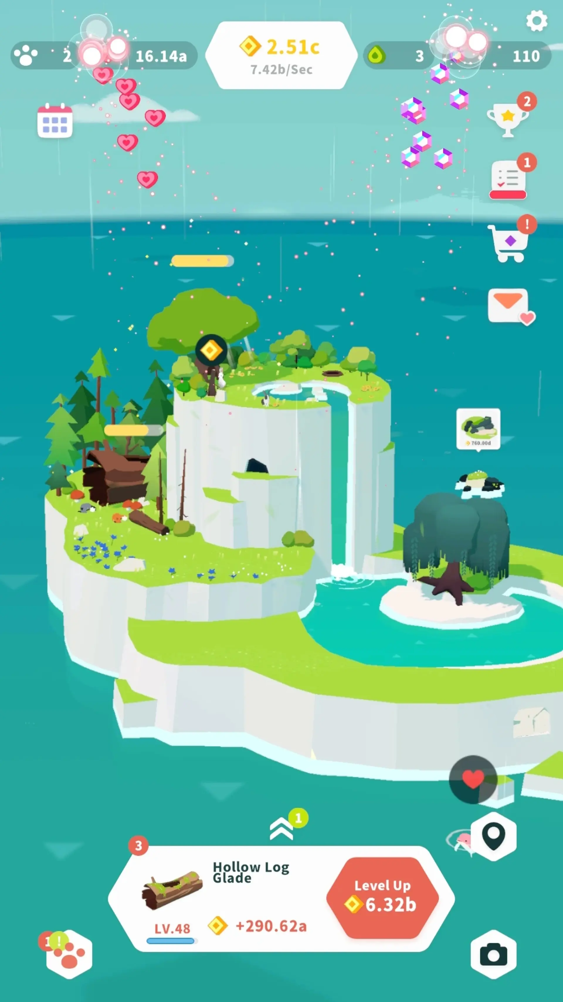 گیم‌پلی بازی موبایل Forest Island