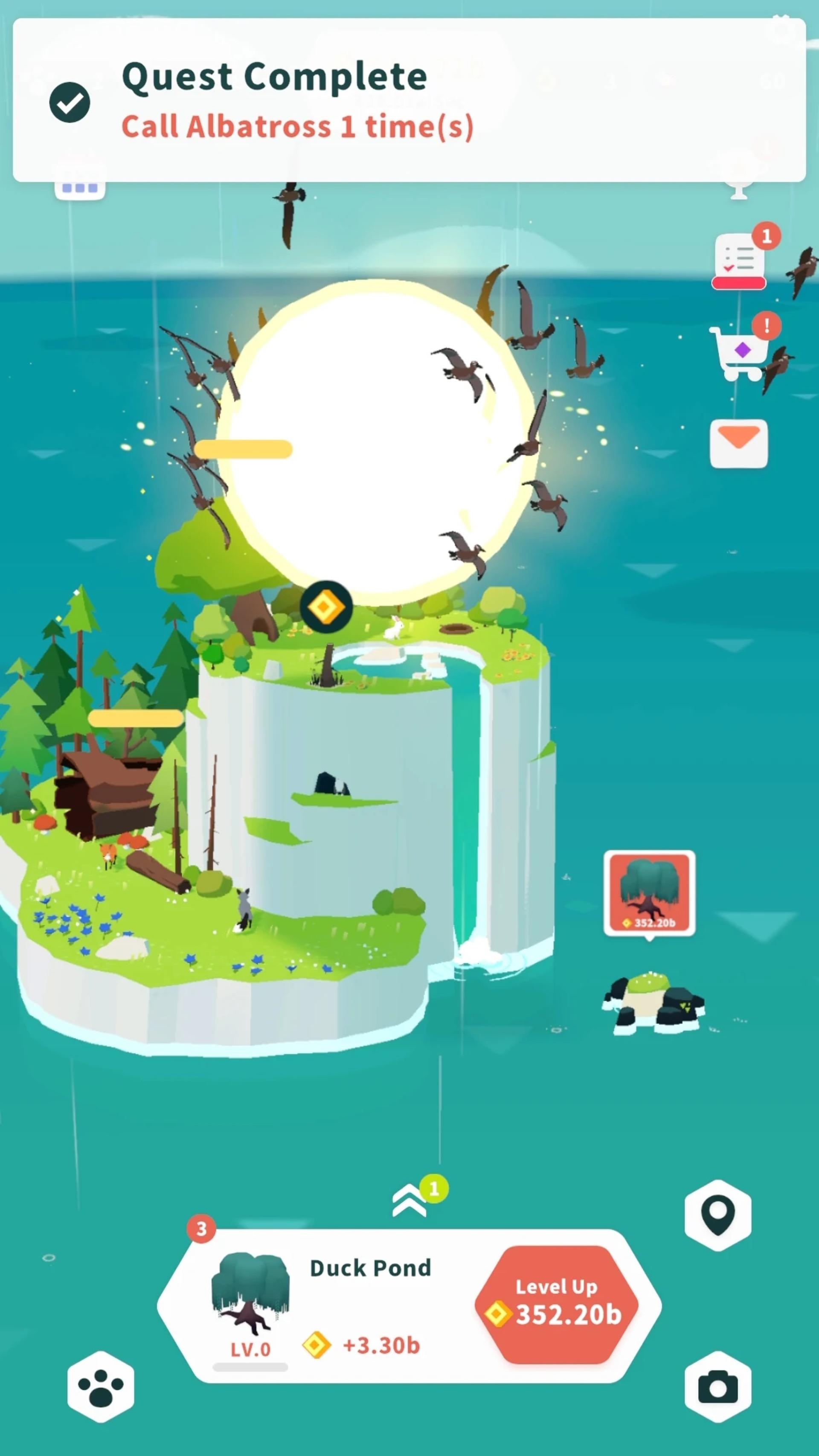 گیم‌پلی بازی موبایل Forest Island