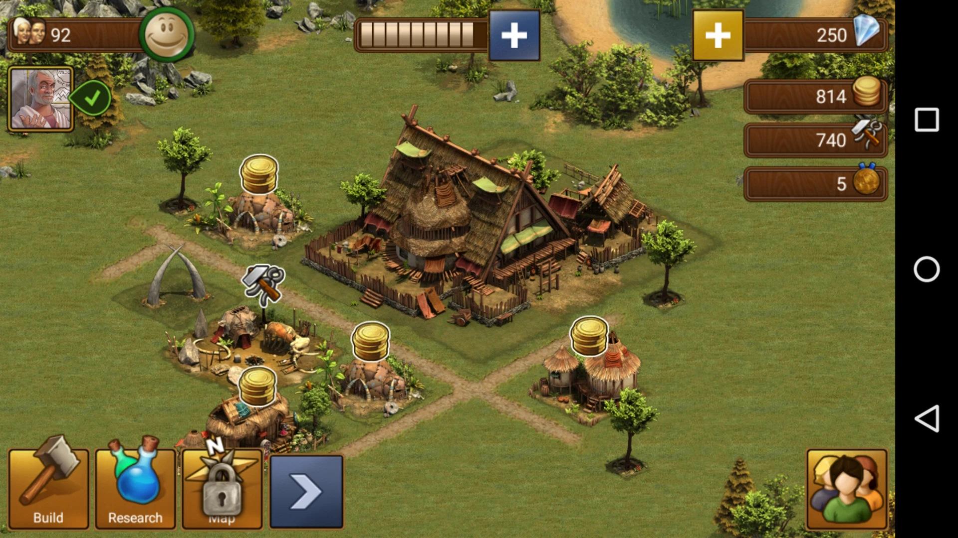 گیم‌پلی بازی موبایل Forge of Empires