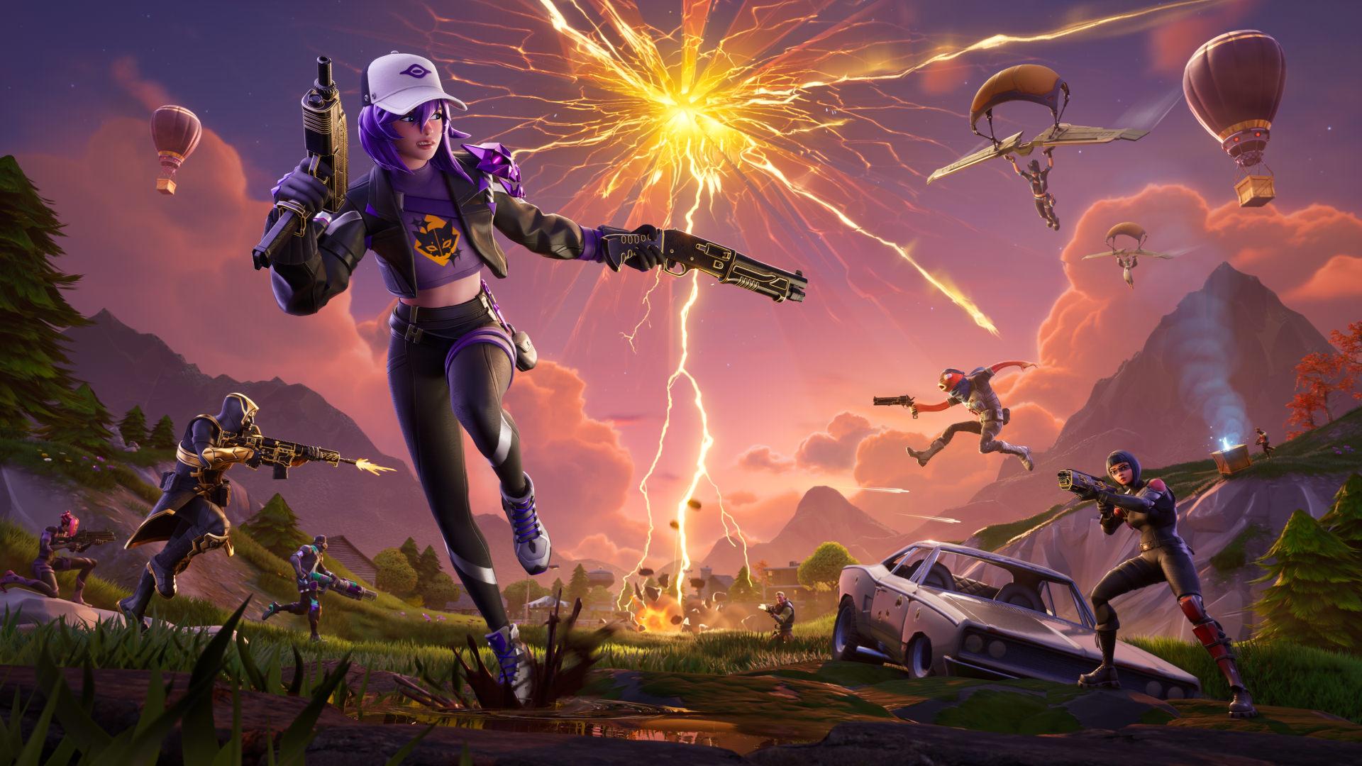 نبرد شخصیت‌های فورتنایت در حالت Blitz Royale