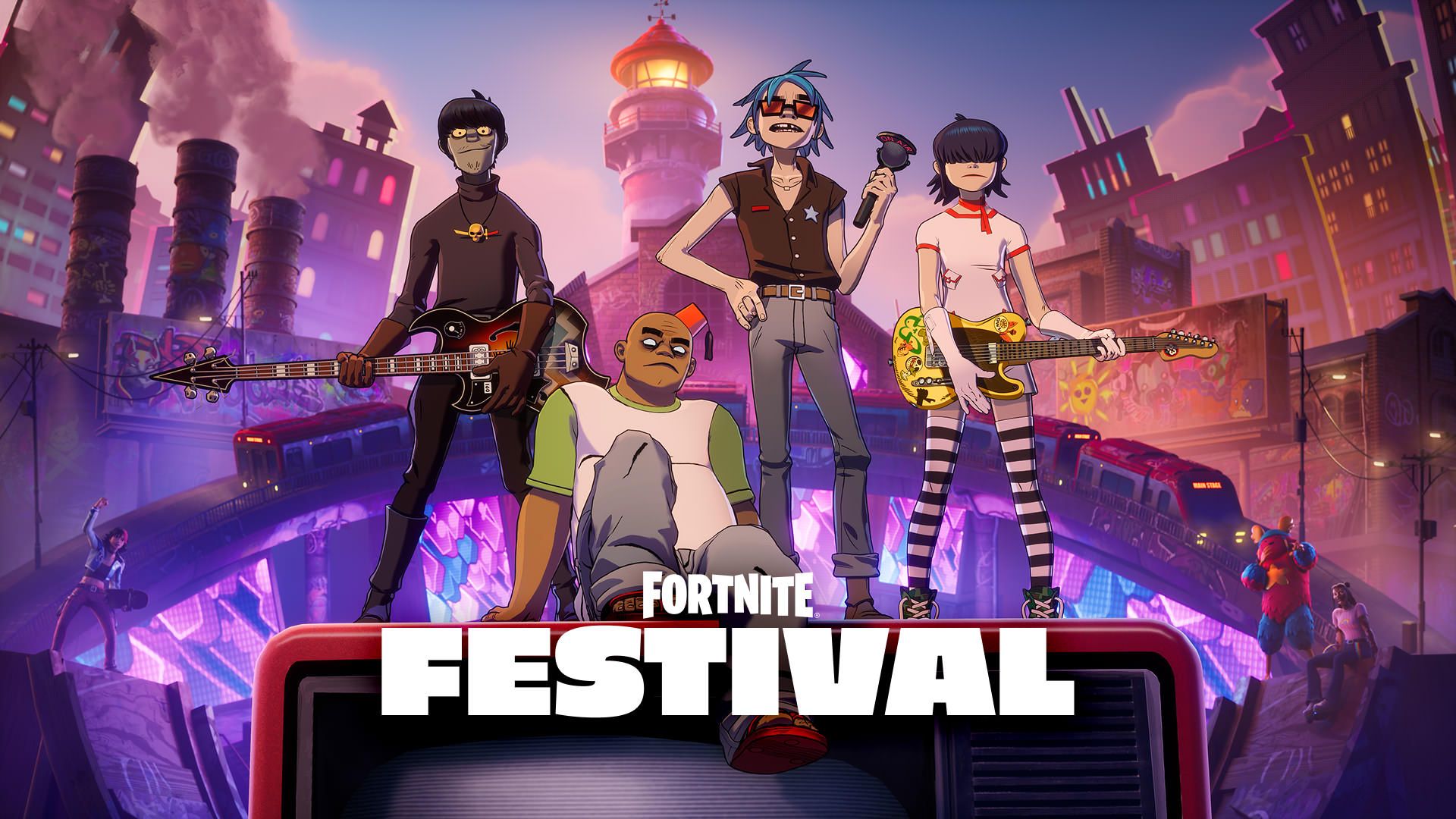 گروه گوریلاز در Fortnite Festival