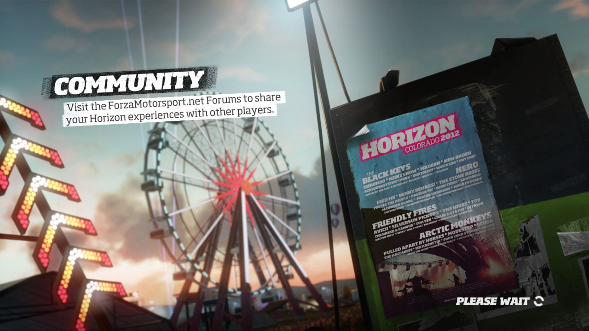 لودینگ اسکرین بازی Forza Horizon 