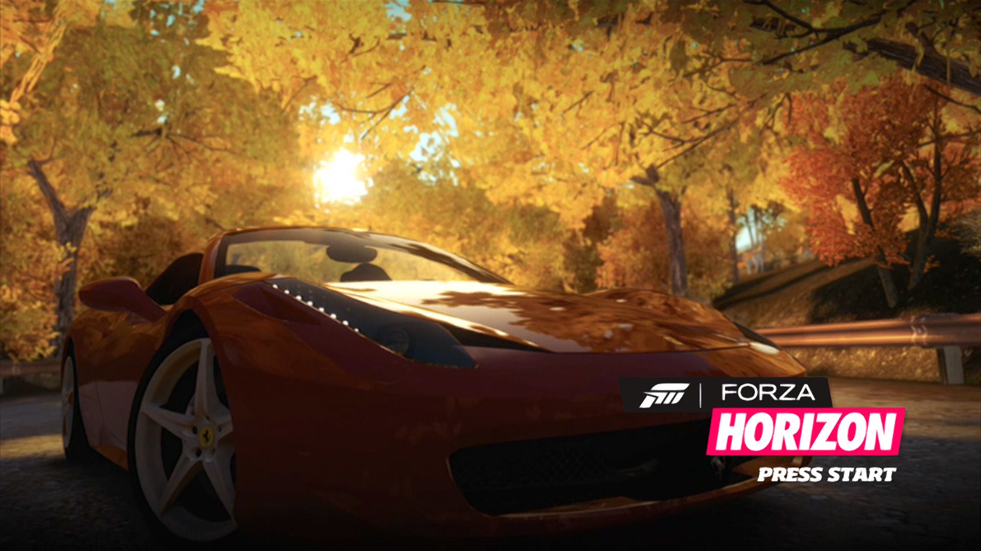 تایتل اسکرین بازی Forza Horizon