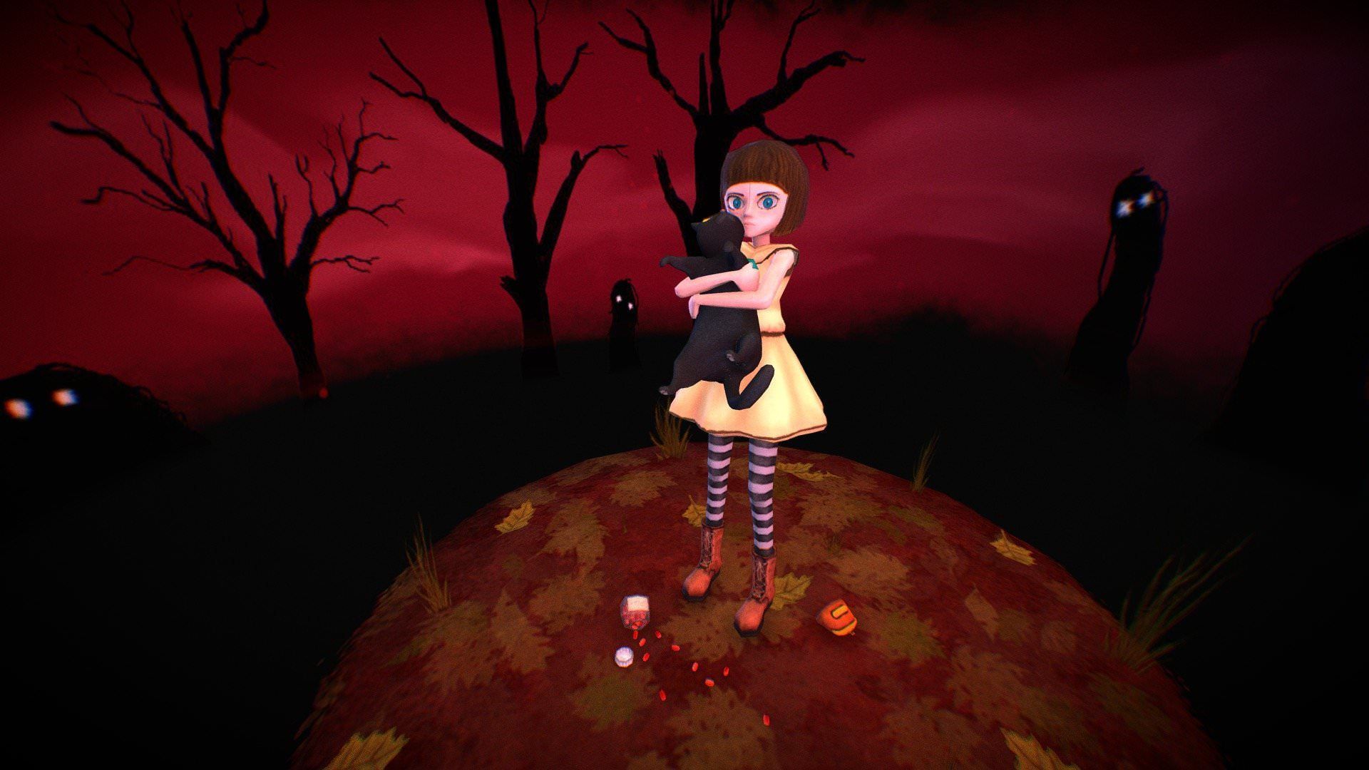 شخصیت اصلی بازی Fran Bow