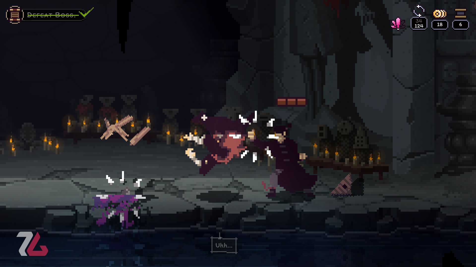 نمایش ضربه تمام‌کننده در بازی فور استرایک