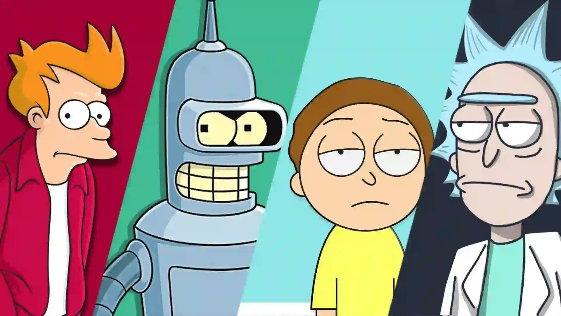 انیمیشن rick and morty دربرابر انیمیشن futurama