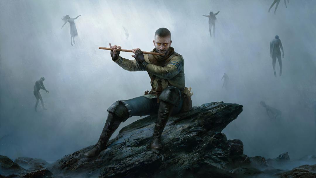 گانتر اودیم (Gaunter O'Dimm) مشغول نواختن موسیقی در بازی The Witcher 3: Wild Hunt