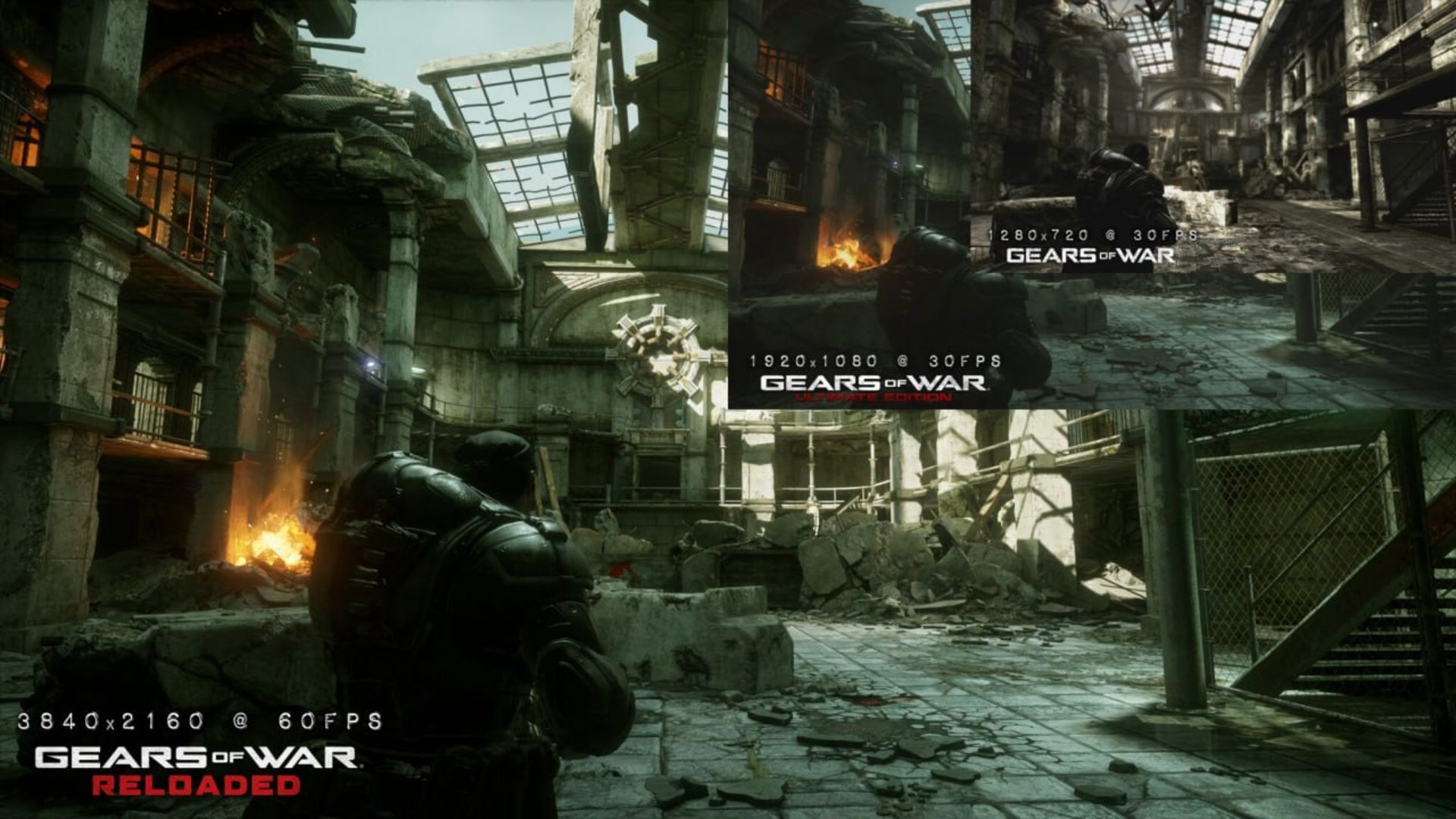 مقایسه کمپین بازی Gears of War: Reloaded با نسخه اصلی و آلتیمیت