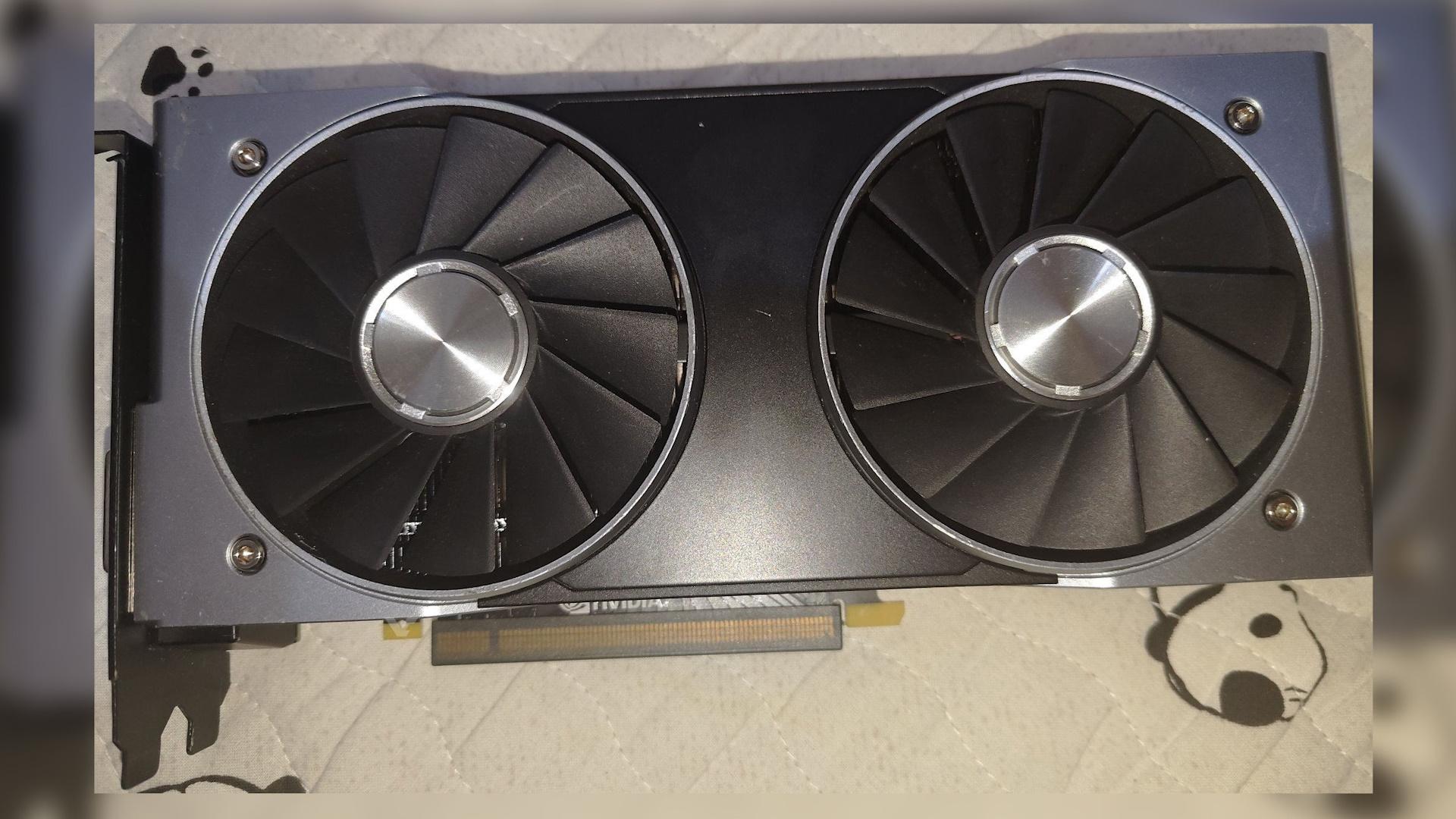 مدل اولیه کارت گرافیک GTX 1650 Super شرکت انویدیا