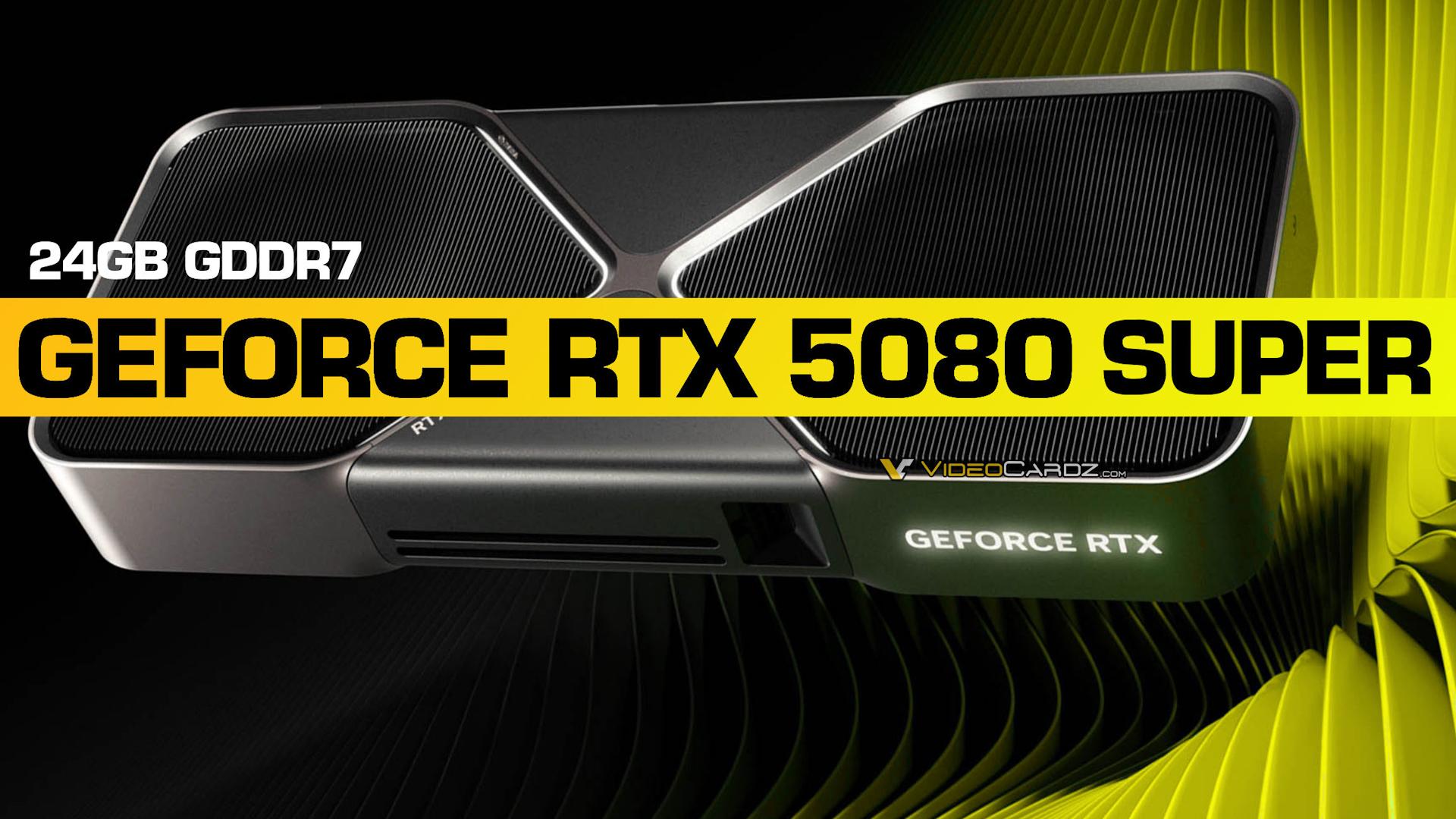 تصویر و نام کارت گرافیک GeForce RTX 5080 SUPER شرکت انویدیا