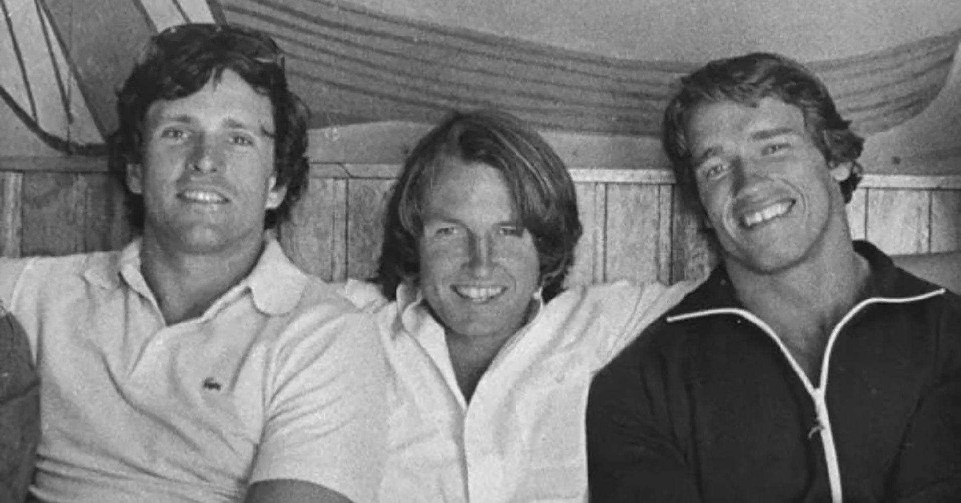 جرج باتلر در کنار آرنولد شوارتزنگر