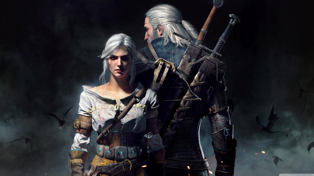 گرالت (Geralt) و سیری (Ciri) در بازی The Witcher 3: Wild Hunt