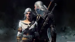 گرالت (Geralt) و سیری (Ciri) در بازی The Witcher 3: Wild Hunt