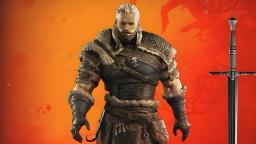 شخصیت گرالت (Geralt) با زره مخصوص در بازی Diablo 4