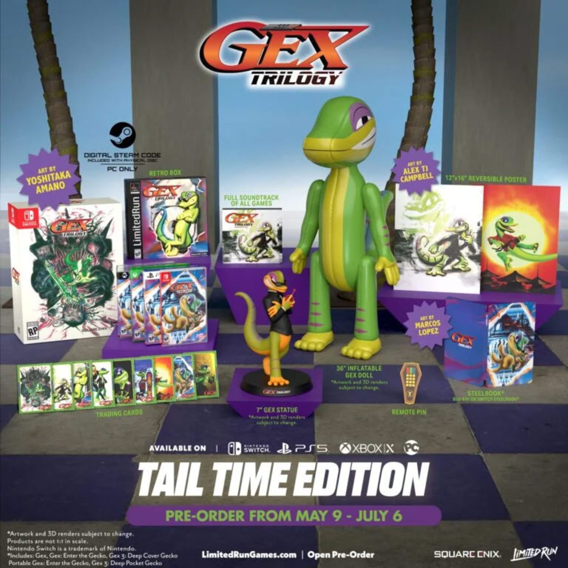 نسخه کالکتور ۲۰۰ دلاری بازی Gex Trilogy