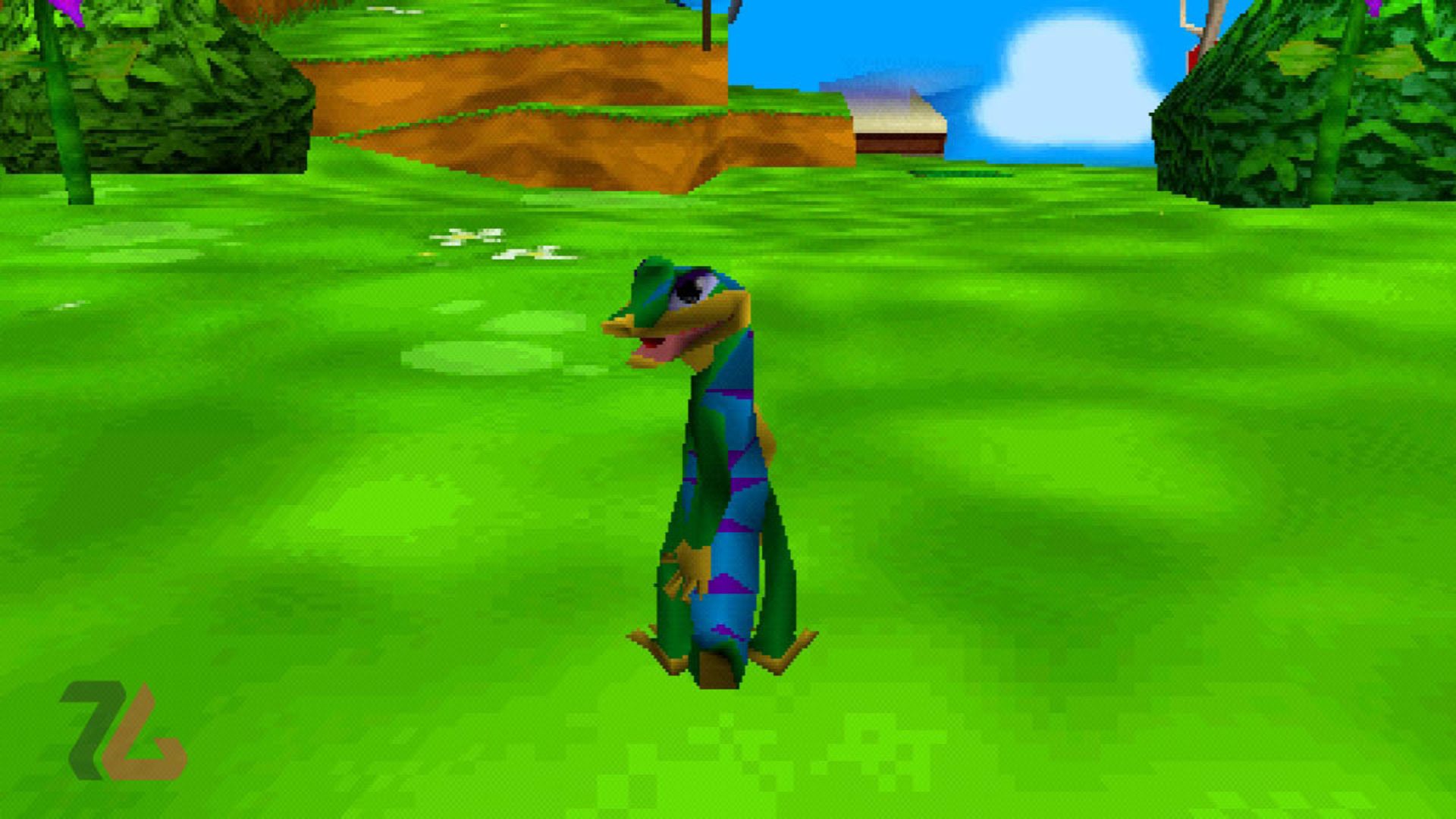 شکستن بعد چهارم در بازی Gex Trilogy