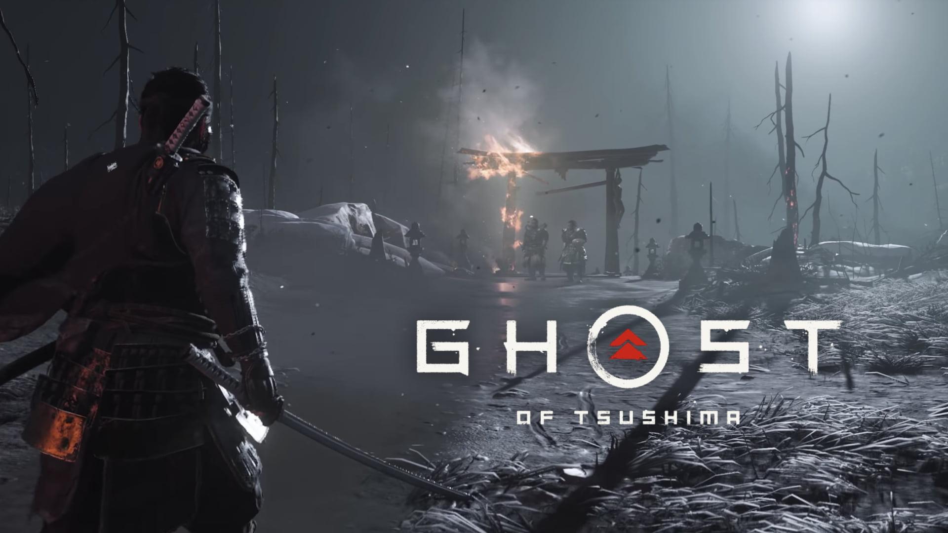 پوستر بازی ghost of tsushima