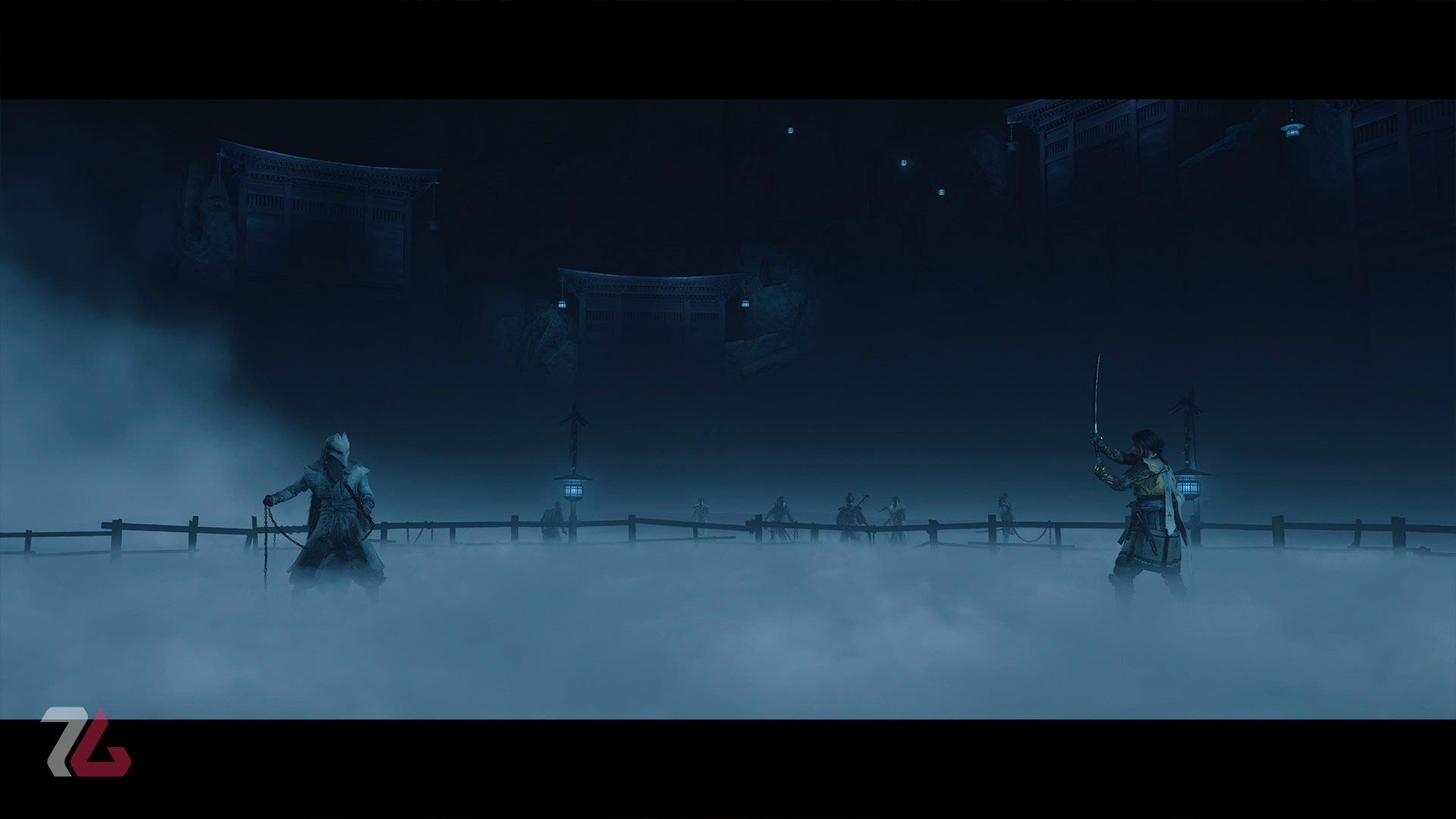 مبارزه آتسو با کیتسونه در بازی گوست آو یوته