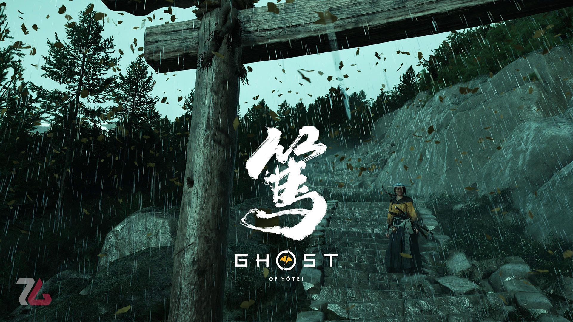 لوگو ژاپنی بازی Ghost of Yotei پلی استیشن 5