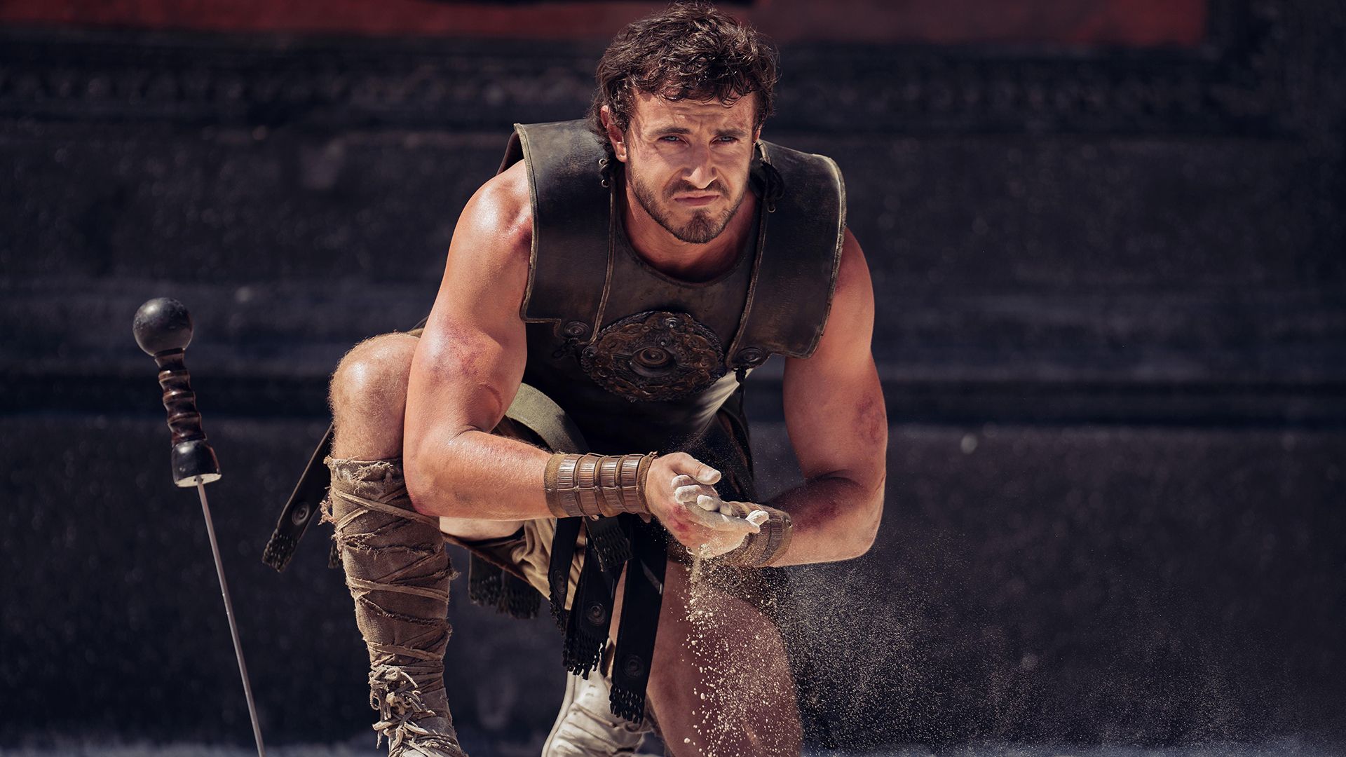 پل مسکال در میدان نبرد در فیلم gladiator 2