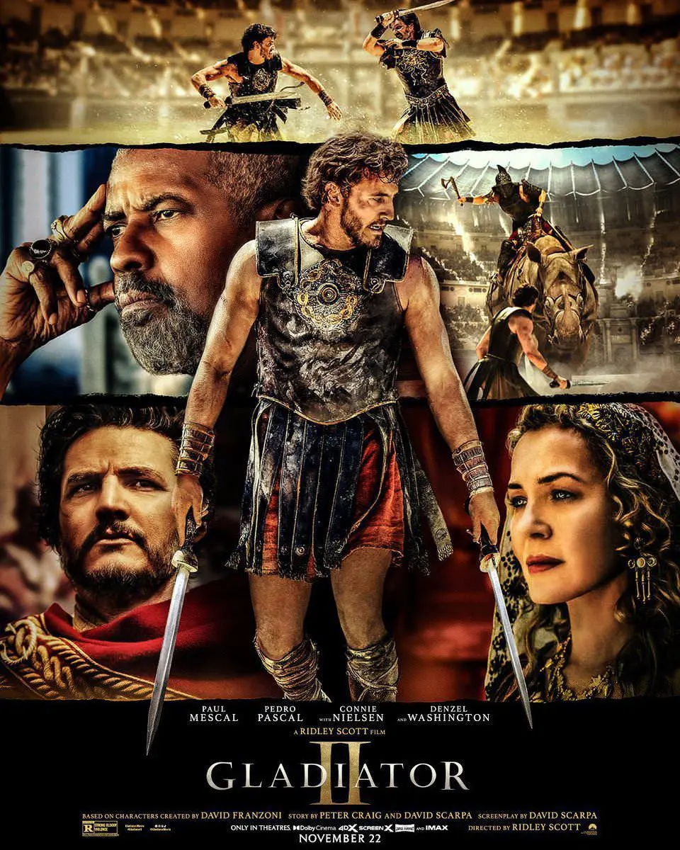 پوستر جدید فیلم Gladiator 2